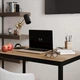 Письменный стол Brevity Loft mid Art in Head Дуб крафт золотой + черный 90Х75Х67 см - изображение 2