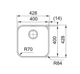 Мийка кухонна Franke Smart SRX 110-40 399х399мм (122.0739.591) - зображення 2