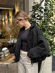 Жіноча вітровка в стилі Zara чорний S-L 1457/31 - изображение 3