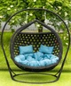 Кресло двухместное кокон Kompred 128/2 черный - изображение 9