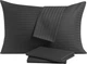 Наволочка U-Tek Boston Iron Grey Stripe Сатин Темно серая в полоску 50х70 см (SHSIGS5070) - изображение 1