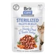 Brit Care Adult Sterilised вологий корм для котів 85 г - качка та індичка - изображение 1