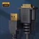 Кабель перетворювач з HDMI на VGA Чорний (0657) - зображення 3