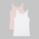 Майка (2шт) H&M 158 164см бело розовый 231628425 - изображение 2