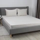 Простирадло ТЕП "VELOUR" з резинкою світло-сіре, 180x200 - изображение 3