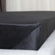 Простирадло ТЕП "VELOUR" з резинкою чорне, 160x200 - зображення 4