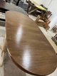 Стол кухонный раскладной 120×80(+40) см, светлый орех, натуральный бук, обеденный стол - изображение 6
