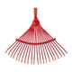 Грабли веерные усиленные, 22 плоских прута INTERTOOL FT-3002 - изображение 3