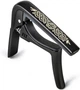 Каподастр для акустических гитар Dunlop 63CBKC Trigger Fly Capo Celtic Knot Edition Curved - Black - изображение 1