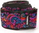 Гитарный ремень Dunlop Jimi Hendrix Blacklight Love Drops Pink Strap - изображение 1