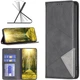 Чехол-книжка с карманами UniCase Geometric Pattern для Infinix Note 60 / 60 Pro - Black - изображение 4