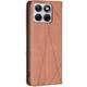 Чохол-книжка з кишеньками UniCase Geometric Pattern для Motorola Edge 70 Fusion - Brown - зображення 3