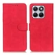 Чохол-книжка з застібкою KHAZNEH Retro Wallet для Motorola Edge 70 Fusion - Red - зображення 1
