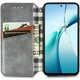 Чохол Deexe Rhombus Wallet для Motorola Edge 70 Fusion - Grey - зображення 3