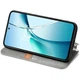 Чохол Deexe Rhombus Wallet для Motorola Edge 70 Fusion - Grey - зображення 4