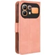 Чехол-книжка с карманами Deexe Wallet Stand для Infinix Note 60 / 60 Pro - Pink - изображение 7