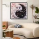 Набор для алмазной вышивки Коты Инь-Янь Diamond Painting Kit 30 х 30 см Разноцветный (28842) - изображение 5