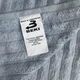 Комплект полотенец махровых 2 шт BEKI 1040-6/2 (50x90, 70х140) серо-голубой - изображение 3