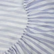 Простынь MBM HOME на резинке "Жасминовый сад" 160x200 см сатин (BL-FS-42 STRIPES) - изображение 6