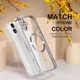 Чохол Wave Premium Metal Shining case with MagSafe (TPU) для Apple iPhone 17 6.3" Silver - зображення 2