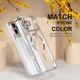 Чохол Wave Premium Metal Shining case with MagSafe (TPU) для Apple iPhone 17 Pro 6.3" Silver - изображение 2