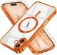 Чохол Wave Premium Metal Shining case with MagSafe (TPU) для Apple iPhone 17 6.3" Orange - зображення 1