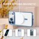 Чохол Wave Premium Metal Shining case with MagSafe (TPU) для Apple iPhone 17 Pro Max 6.9” Light Blue - зображення 4