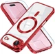 Чохол Wave Premium Metal Shining case with MagSafe (TPU) для Apple iPhone 17 Air 6.5" Red - зображення 1