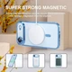 Чохол Wave Premium Metal Shining case with MagSafe (TPU) для Apple iPhone 17 Air 6.5" Light Blue - зображення 3