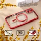 Чохол Wave Premium Metal Shining case with MagSafe (TPU) для Apple iPhone 17 6.3" Red - зображення 6
