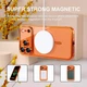 Чохол Wave Premium Metal Shining case with MagSafe (TPU) для Apple iPhone 17 Pro Max 6.9” Orange - зображення 6