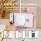 Чохол Wave Premium Metal Shining case with MagSafe (TPU) для Apple iPhone 17 Air 6.5" Pink - зображення 5