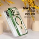 Чохол Wave Premium Metal Shining case with MagSafe (TPU) для Apple iPhone 17 Pro 6.3" Green - зображення 6