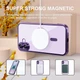 Чохол Wave Premium Metal Shining case with MagSafe (TPU) для Apple iPhone 17 6.3" Deep Purple - зображення 3