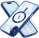 Чохол Wave Premium Metal Shining case with MagSafe (TPU) для Apple iPhone 17 6.3" Midnight Blue - зображення 1