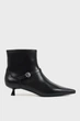 Жіночі чорні шкіряні ботильйони PASHA Mary Jane Boot Karl Lagerfeld 37 KL30168 - зображення 1