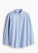 Рубашка H&M 12534 Синій з білим L (0925) - зображення 3
