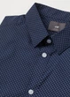 Сорочка H&M 12419 Темно-синій з білим XL (0976) - изображение 4