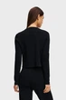 Жіноча чорний кардиган BUTTON CARDIGAN Karl Lagerfeld M A2W18028 - изображение 3