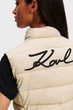 Жіночий бежевий жилет LIGHTWEIGHT PUFFER GILET Karl Lagerfeld 40 246W1512 - зображення 4