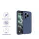 Чехол силиконовый Full Camera для Tecno Spark 20 Pro KJ6 с микрофиброй внутри защитный темно-синий - изображение 2