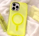Чехол TPU Lollipop с MagSafe для iPhone 13 желтый противоударный с защитой камеры - зображення 7