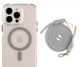 Чехол TPU+PC LanyardCase с MagSafe для iPhone 13 Pro противоударный серый Titanium grey - зображення 3