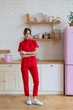 Костюм женский Lux Form Анна для врача массажиста косметолога повара парикмахера красный 44 - изображение 2