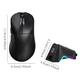 Миша бездротова ігрова AULA SC610 ,PAW3311, 12000 DPI 2,4G+Bluetooth Black - зображення 2