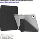 Чохол для планшета Becover Ultra Slim Origami для Apple iPad Air 13" M4 2026 з кріпленням для стилуса Apple Pencil Black (BC_715287) - зображення 2