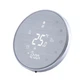 Wi-Fi термостат сенсорний in-therm PWT 600 SILVER для теплої підлоги, срібний - зображення 1