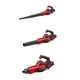 Повітродувка акумуляторна Einhell GE-UB 18/250 Li E X-Change, 18В, акумулятор 4 Аг, 15000 об/хв, видування 250 км/год, 120 м3/год, електронне регулювання швидкості, 3 трубки-насадки - изображение 4