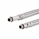 Гибкая подводка для смесителя Thermo Alliance Forte М10x1/2" 40 см Нержавеющая оплетка - изображение 3