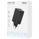Мережевий зарядний пристрій Proove Pocket GaN Max 100W (2Type-C + USB) (Чорний) - изображение 1